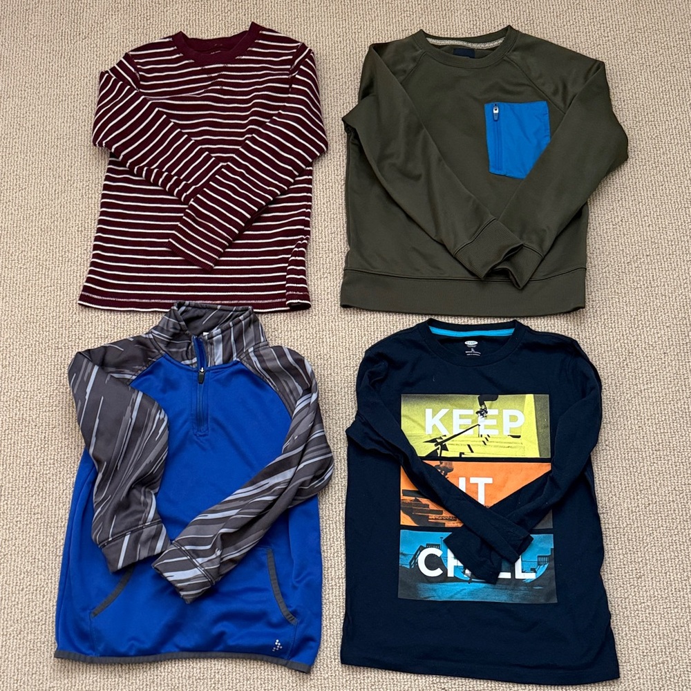 Boys 7-8T Four piece bundle  GAP, Gymgo, Old Navy and Children Place